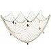Filet De Pêche Décoratif 2x1.5m JNCH - Thème Méditerranéen Plage Nautique Beige
