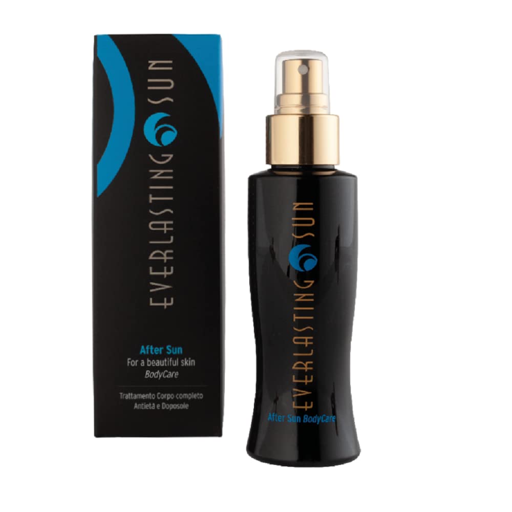 FERME BLEUE | After Sun BodyCare ml 100 Soin corporel complet anti-âge après-soleil. Vaporisateur. Absorption rapide. Agiter avant utilisation. Pas gras. Rafraîchit, calme et apaise