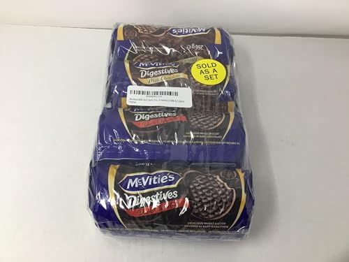 HABP GLOBAL Mcvities Milk And Dark Chocolate Digestives 266g Variety (2 Milk & 2 Dark) Pack of 4 - Thumbnail 4
