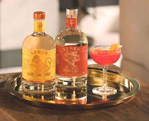 Lyre's Cosmopolitan Set - Non-Alcoholic Spirit Set (Pack Of 2) | Ora4Nge Sec (Triple Sec Style) & White Cane (White Rum Style) | Award Winning | 23.7 Fl Oz X 2 #TOP1