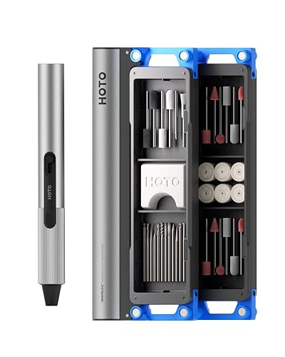 【Kit di Accessori Versatili da 38 Pezzi per Tutte le Esigenze DIY】Include attacchi per la levigatura, la scolpita, la sabbia e la lucidatura, rendendolo uno strumento perfetto all-in-one per appassionati, artigiani e professionisti. Che stia lavorando il legno, il plastico o il metallo, questo kit ha tutto ciò di cui hai bisogno.