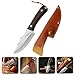 Imagen de Angoily Cuchillo Multiusos para Carne de Acero Inoxidable con Funda Portátil Hoja Resistente y Mango Ergonómico Adecuado para Barbacoa Camping y Uso Exterior