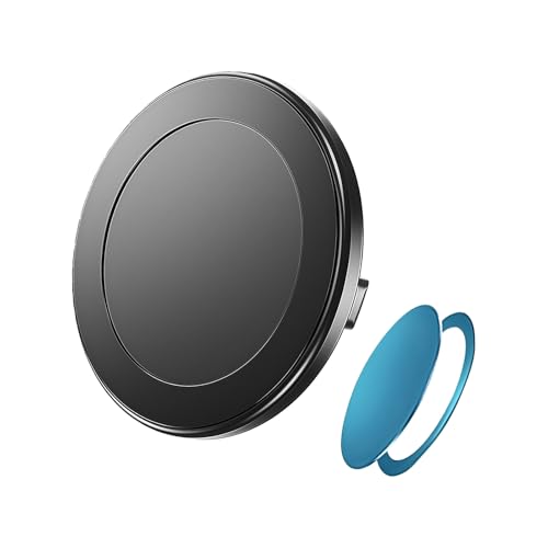 Pocoiau Tête de magnétique, Boule de 17mm, pour Voiture, de Bureau, adapté à Divers appareils, Construction en Aluminium magnétique