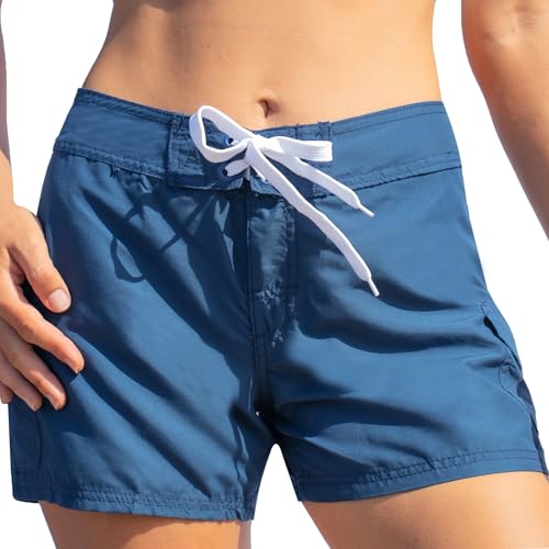 Kanu Surf Women's Breeze Board Shorts, Navy, 6