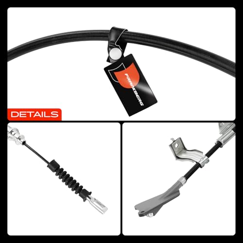 Frankberg Handbremsseile Scheibenbremse Hinten Links Kompatibel mit Almera Tino V10 1.8L-2.2L 2000-2005 Replace# 36531BU80A