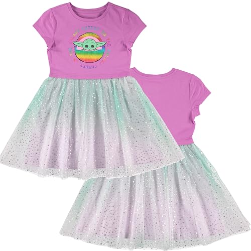 Disfraz vestido tutu de Baby Yoda para niñas miniatura 3