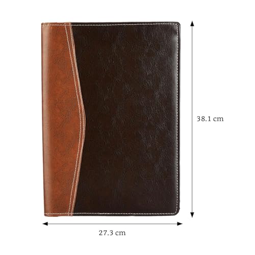 Image of COI Premium Leatherette Folder Water Resistant | Durable | File Folders | Certificate Holde with 20 Thick Leafs (Approx.)