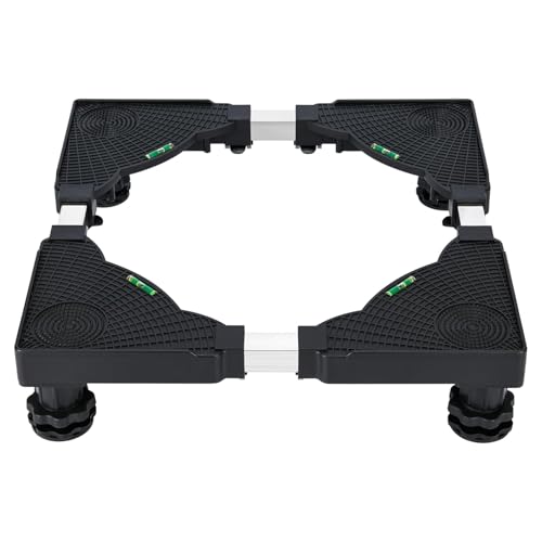 ORAGKE Base Lavatrice Antivibrazione con 4 Piedini Antiscivolo, Supporto per