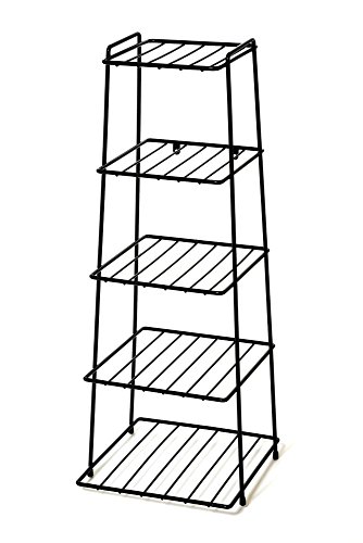 Preisvergleich Produktbild Delfinware Topfständer, 5-stöckig, Schwarz