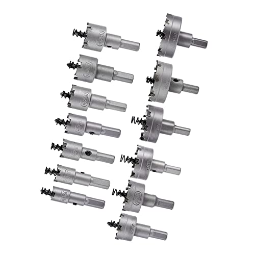 Set de 13 brocas sierra con punta de carburo, 16-53 mm miniatura 6