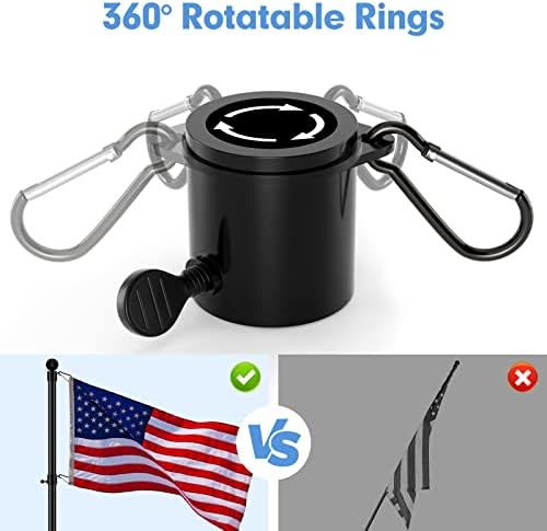 Ball topper flag pole