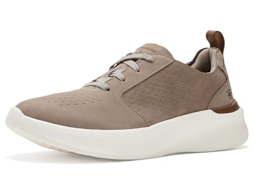 Clarks Men's Solevana Style Nubuck Trainers, Grey, 8