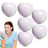 Finger-Trainingsbälle, herzförmiger Handgriff-Stärker, Set mit 6 verstellbaren Greifern, tragbares PU-Fitnessgerät für Hand, Fitnessstudio, Training und Stress – perfekt für Erwachsene