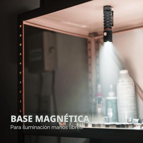 Miniatura 5 de Nebo Torchy 2k - Linterna De Bolsillo Y Luz De Trabajo - Linterna De Camping Recargable Por Usb-C - Con 5 Modos De Luz - Hasta 30 Horas De Uso - Clip Cinturón - Resistente Al Agua