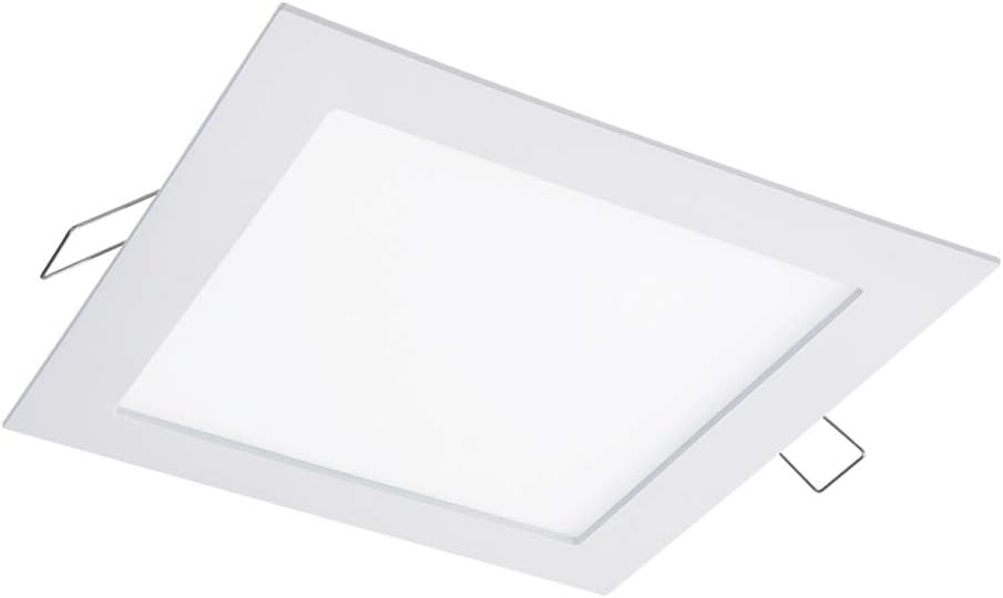HALO SMD6S6930WHDM SMD-DM Lens Square Integrated LED Direct Surface Mount Recessed Downlight, 3000K Daylight, (No Can Needed), 6.4", White