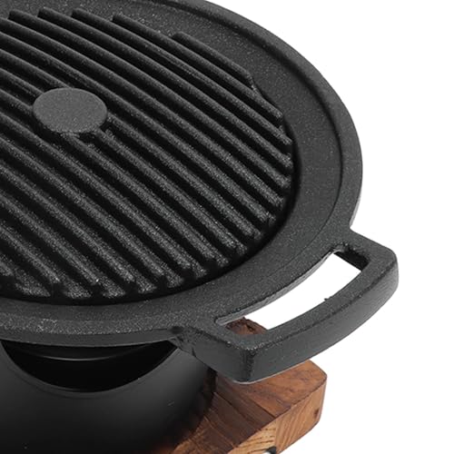 Barbecue coréen sans fumée compact mini poêle portable en fer