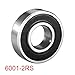 10pcs Ball Bearings 6000 6001 606 607 608 609-2RS Double Sealed High Carbon Steel Z1 for Industrial Equipment(6001 12x28x8mm)