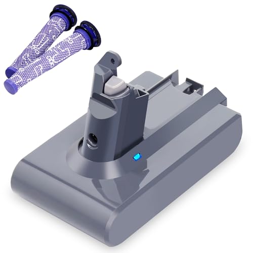 Biswaye Compatible with Dyson V6 Battery, 21.6V 4.5 Ah V6 Battery Compatible with Dyson V6 DC62 DC59...