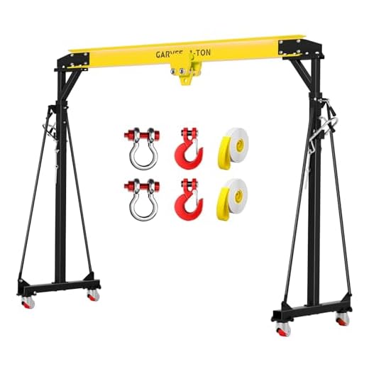 Garvee 2000 lb Adjustable Shop Crane