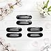 RC ROCHE 6 Pcs Flat Claw Hair Clips for Women Lay Down Barrettes No Crease Side Slide Thick Long Hair Duckbill French Against Head Jaw Claw Styling Jumbo Extra XL Clamp, Large Black