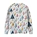 Girls Christmas Sweater 10-12 Crewneck Long Sleeve Funny Xmas Print Girls Sweatshirts 10 Loose Fit Comfy Fashion Cute T Shirts Size 6 Casual Holiday Fall Winter Pullover Sweaters Light Blue-120