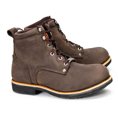 Image of Milwaukee Leather Men's Leather Lace-Up Riding Boots - Motorcycle Biker Footwear for Street & Daily Wear