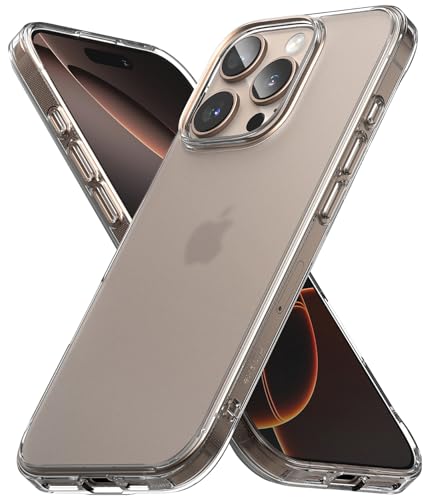 Image of Ringke Fusion Matte Compatible with iPhone 16 Pro Max Case Cover Anti Fingerprint Hard Back Soft Flexible TPU Bumper Scratch Resistant Natural Form iPhone 16 Pro Max Back Cover - Matte Clear