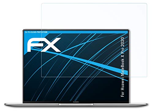 atFoliX Screen Protection Film Compatible with Huawei MateBook X Pro 2020 Screen Protector, Ultra-Clear FX Protective Film (2X)