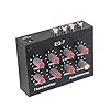 Irfora 7 Band Digital Equalizer, 12dB High Bass Adjustment Dual Channel Sound Aluminum Alloy Body DC5V-12V Power Supply, 5x Amplification, NE5532 Ear Amplifier, for Cell Phones, Group #4