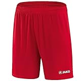 JAKO Kinder Sporthose Manchester Shorts, Rot, 11-12 Jahre (Herstellergröße: 4)