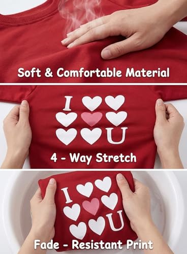 Image of Cute Toddler Girls Sweatsuit - Casual Heart Print Child Clothes Fall Outfit