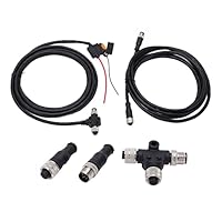 NMEA 2000 Starter Kit, Wasserdichtes Marine NMEA Netzwerk Starter Kit, mit 3-Port-T-Anschlussadapter und Männlich-weiblichem Widerstand