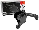 K&N Cold Air Intake Kit with Washable Air Filter:  2009-2019 Dodge/RAM (1500, 2500, 3500, 1500 Classic) 5.7L V8, Blackhawk Finish w/ dry black filter, 71-1561