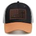 Christian US Flag Trucker Hat for Men and Women Christian Cross Hats Religious Leather Patch Adjustable Baseball Cap Gift