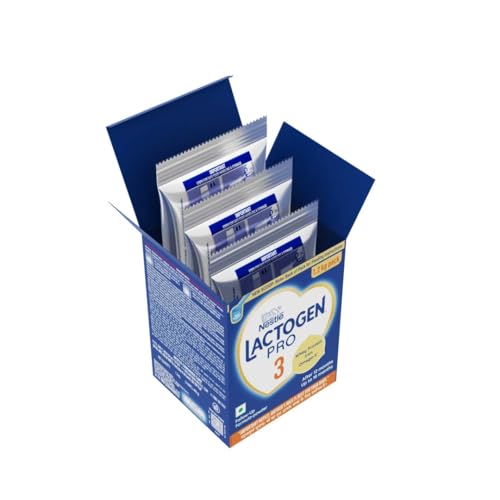 Image of Lactogen Pro 3, Follow-Up Formula with Iron, Whey Protein and Omega 3, After 12 Months Up to 18 Months, Bag-in-Box Pack, 1.2 kg (3 Units*400g)