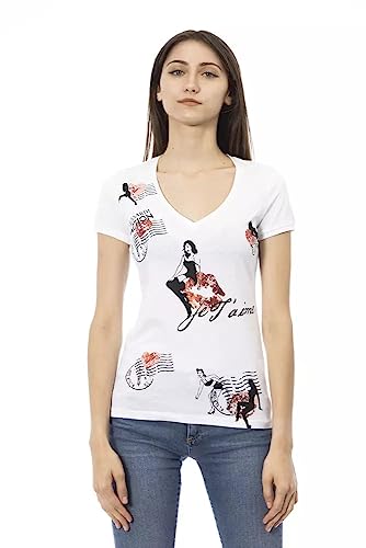 T-shirt Trussardi 2BT05 Blanc XL fini la transparence avec ce haut opaque et confortable