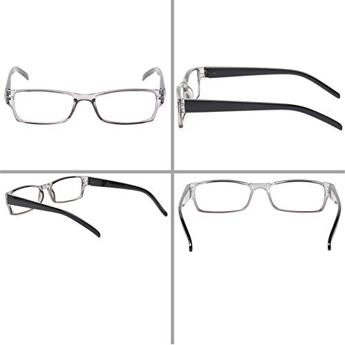 image for Kerecsen Reading Glasses 5 Pairs Spring Hinge Man and Women Plasitic M