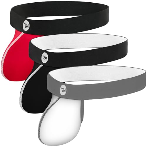 Real Men Lift Pouch Strapless Jocks 1 and 3 Pack - Vasectomy Support Underwear - Athletic Supporter