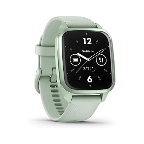 Garmin Venu Sq 2, Reloj Inteligente con GPS y Pantalla AMOLED Verde Cover