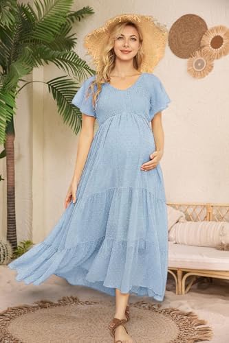 princess polly baby blue dress BABY SHOWER DRESSES: BLUE – Hunter Premo main image 0