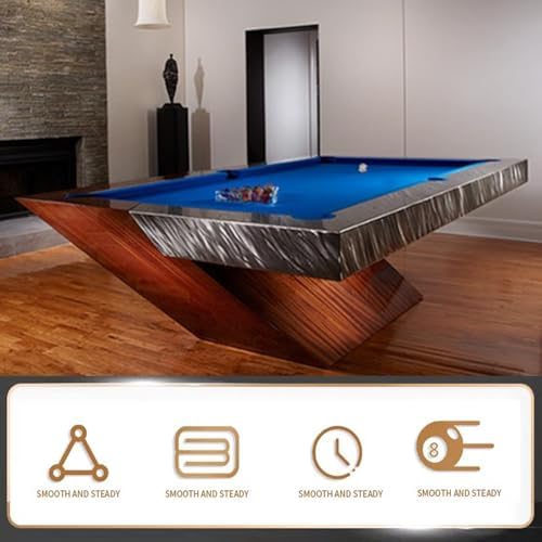 9 ft Pre-Cut Billiard Table Felt, Worsted Blend Cloth for n Pool Tables, 6 Cloth Strips with Easy Inllat