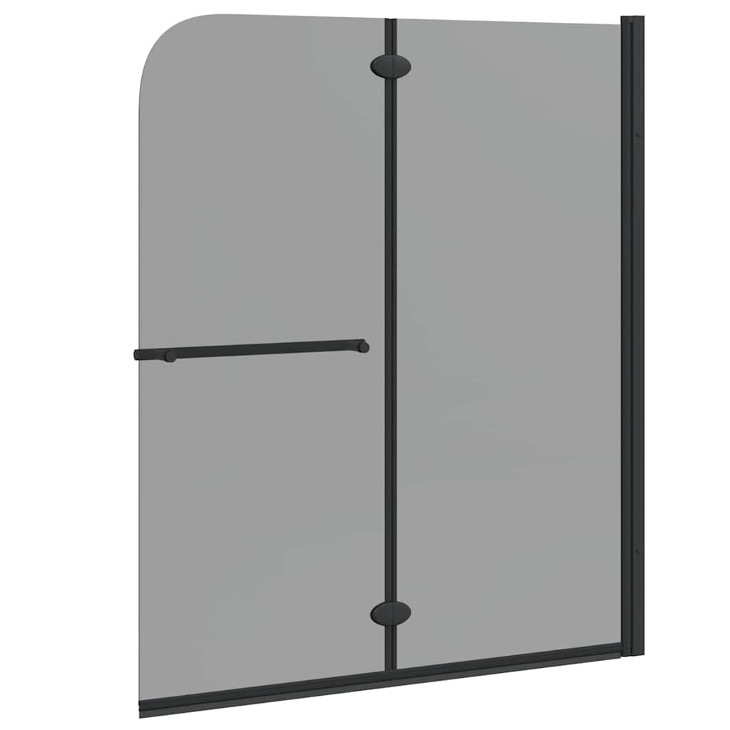 Mampara de ducha transparente de cristal de seguridad y aluminio, 95 x 140 cm, plegable, giratorio, ancho ajustable, para cuarto de baño, nicho, protección contra salpicaduras con marco estable