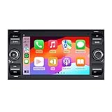 Eonon 7 Zoll 3G+32G Android 14 Autoradio für Ford Fiesta Focus Kuga Transit Connect Mondeo Smax mit...