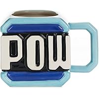 Paladone 5055964738372 Bloque de Pow | Taza con Forma de Novedad