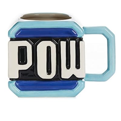 Paladone 5055964738372 Bloque de Pow | Taza con Forma de Novedad para los Fans, Amigos y Familiares | Producto Oficial de Nintendo Coleccionable, cerámica | Ya disponible en tu tienda friki favorita! En mundofriki.es!