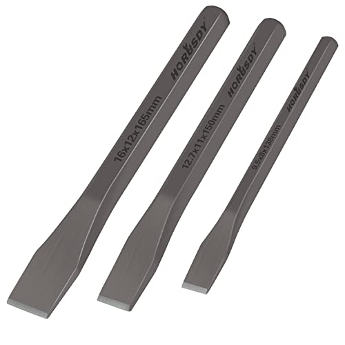 HORUSDY 3-Piece Heavy-Duty Cold Chisel...