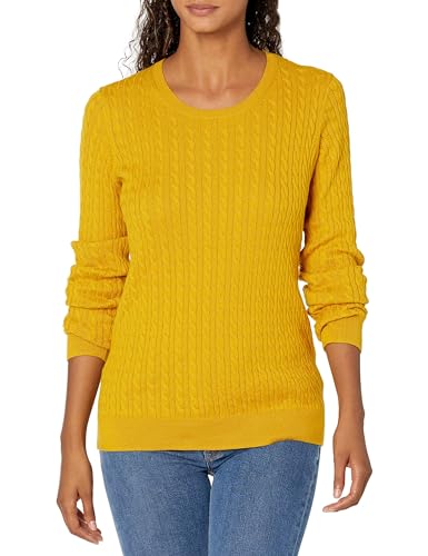 Amazon Essentials Damen Leichter Langarm-Pullover Mit Rundhalsaus...