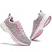 YISIQ Scarpe da Ginnastica Corsa Uomo Donna Scarpe da Running Fitness Sportive Casual Jogging Trekking Tennis Basket Sneakers Rosa EU 38