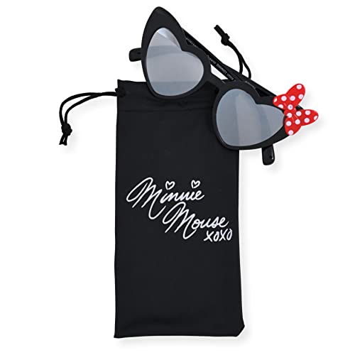 Disney Minnie Mouse Sunglasses For Girls | 2 Pack Mommy And Me Matching Sunglasses And Pouch Sets (Black) #TOP2
