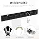 jinminamz Brillenhalter Wand Sonnenbrillen Halter Wand,BrillenstäNder Sonnenbrillen Organizer AufhäNgen Mehrerer GläSer,Brillenaufbewahrung Brillen-Display,Schwarz